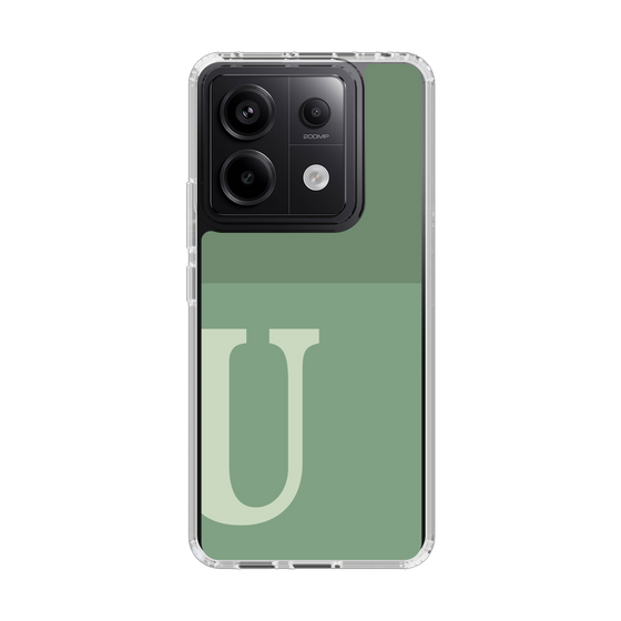 Slim Protection Case［ Original - initial two tone - U green ］