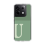 Slim Protection Case［ Original - initial two tone - U green ］
