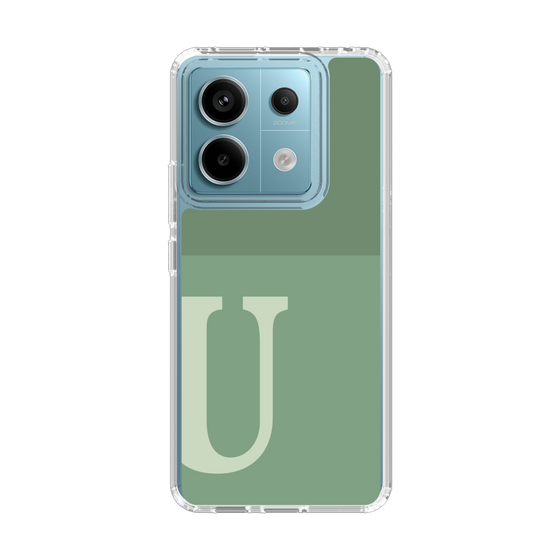 Slim Protection Case［ Original - initial two tone - U green ］