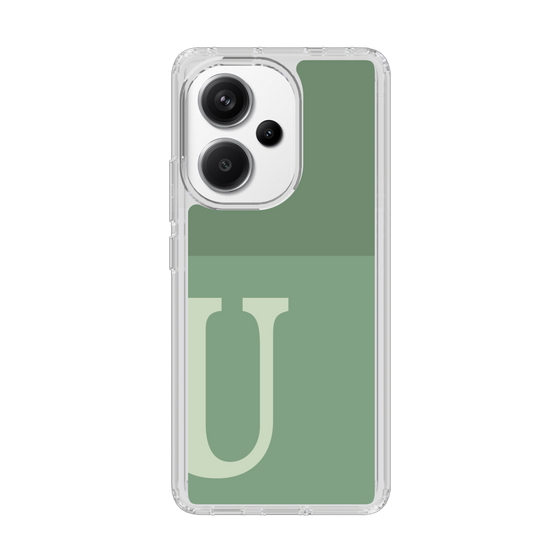 Slim Protection Case［ Original - initial two tone - U green ］