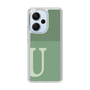 Slim Protection Case［ Original - initial two tone - U green ］