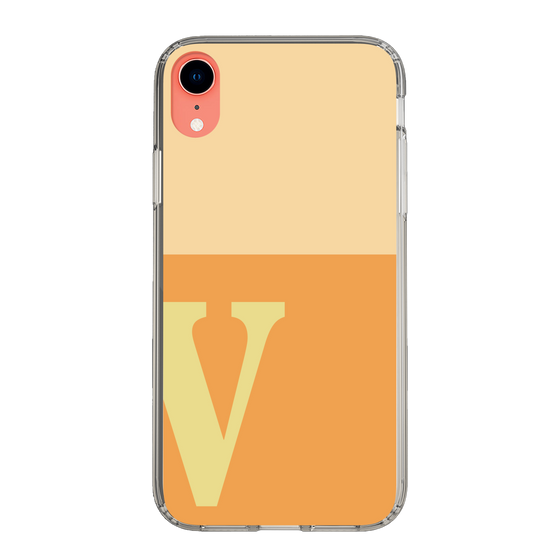 Slim Protection Case［ Original - initial two tone - V orange ］