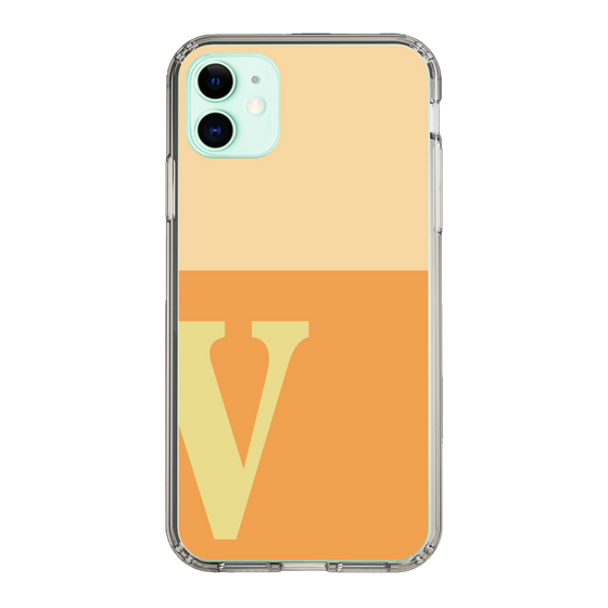 Slim Protection Case［ Original - initial two tone - V orange ］