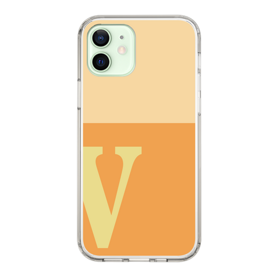 Slim Protection Case［ Original - initial two tone - V orange ］