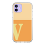 Slim Protection Case［ Original - initial two tone - V orange ］