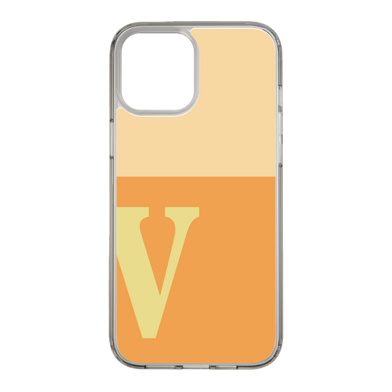 Slim Protection Case［ Original - initial two tone - V orange ］