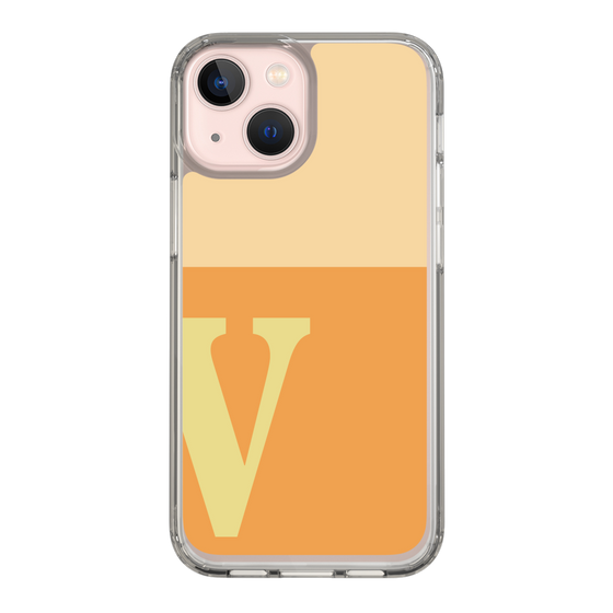 Slim Protection Case［ Original - initial two tone - V orange ］