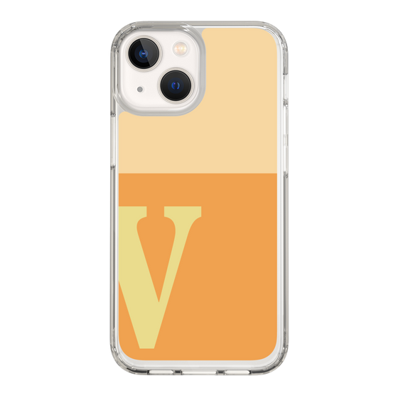 Slim Protection Case［ Original - initial two tone - V orange ］