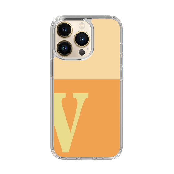Slim Protection Case［ Original - initial two tone - V orange ］