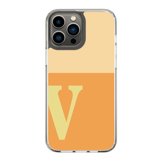 Slim Protection Case［ Original - initial two tone - V orange ］