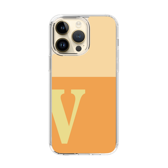 Slim Protection Case［ Original - initial two tone - V orange ］
