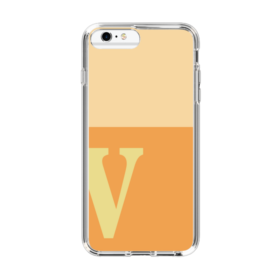 Slim Protection Case［ Original - initial two tone - V orange ］