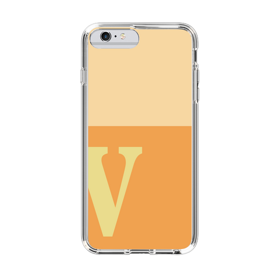Slim Protection Case［ Original - initial two tone - V orange ］
