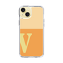 Slim Protection Case［ Original - initial two tone - V orange ］