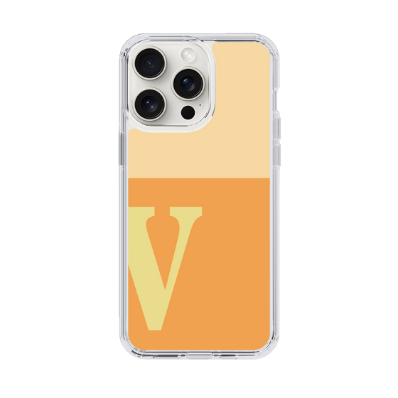 Slim Protection Case［ Original - initial two tone - V orange ］
