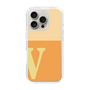 Slim Protection Case［ オリジナル - initial two tone - V orange ］