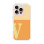 Slim Protection Case［ オリジナル - initial two tone - V orange ］