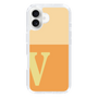 Slim Protection Case［ オリジナル - initial two tone - V orange ］