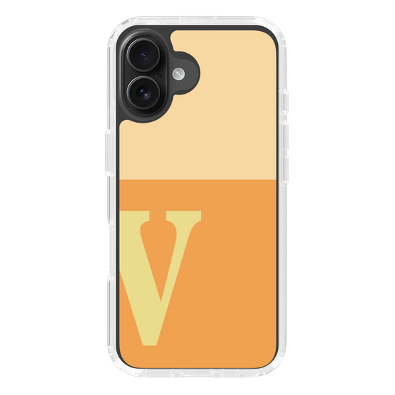 Slim Protection Case［ オリジナル - initial two tone - V orange ］