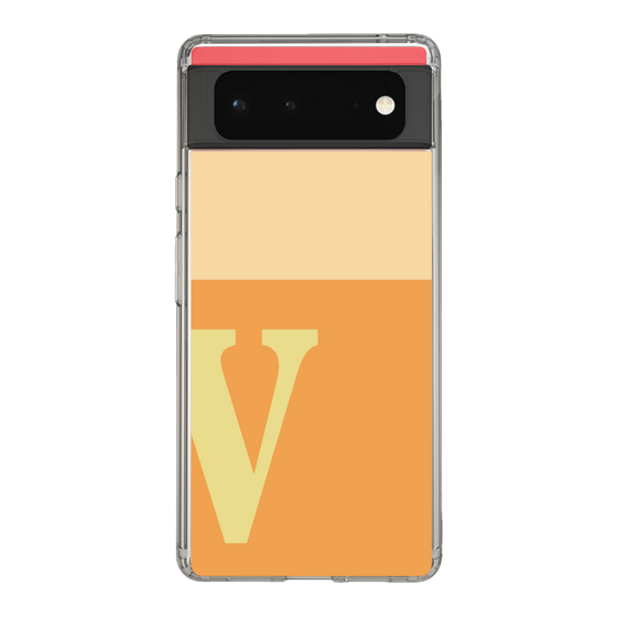 Slim Protection Case［ Original - initial two tone - V orange ］