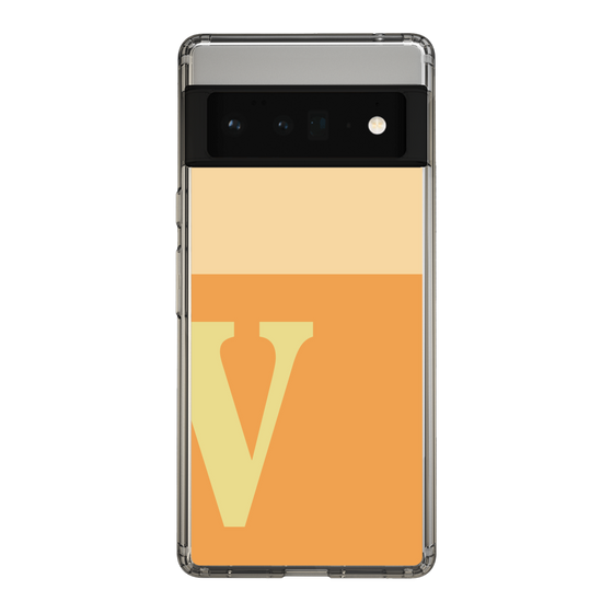 Slim Protection Case［ Original - initial two tone - V orange ］