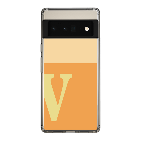 Slim Protection Case［ Original - initial two tone - V orange ］