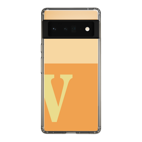 Slim Protection Case［ Original - initial two tone - V orange ］