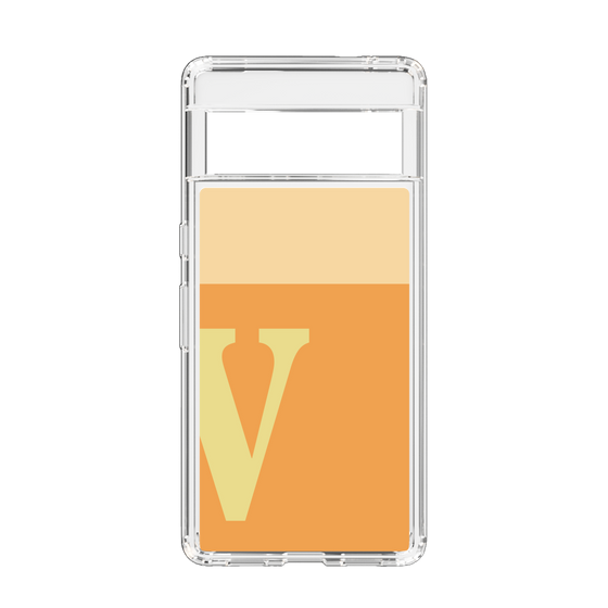 Slim Protection Case［ Original - initial two tone - V orange ］