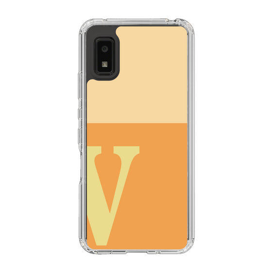 Slim Protection Case［ Original - initial two tone - V orange ］