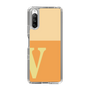Slim Protection Case［ Original - initial two tone - V orange ］