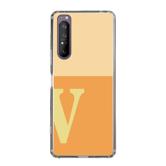 Slim Protection Case［ Original - initial two tone - V orange ］