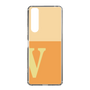 Slim Protection Case［ Original - initial two tone - V orange ］