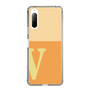 Slim Protection Case［ Original - initial two tone - V orange ］