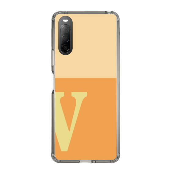 Slim Protection Case［ Original - initial two tone - V orange ］