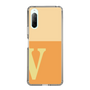 Slim Protection Case［ Original - initial two tone - V orange ］