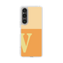 Slim Protection Case［ Original - initial two tone - V orange ］