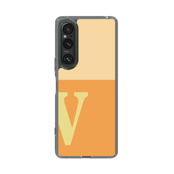 Slim Protection Case［ Original - initial two tone - V orange ］