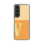 Slim Protection Case［ Original - initial two tone - V orange ］