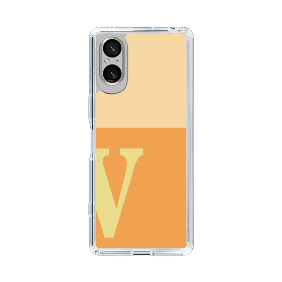 Slim Protection Case［ Original - initial two tone - V orange ］