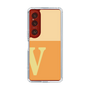 Slim Protection Case［ Original - initial two tone - V orange ］