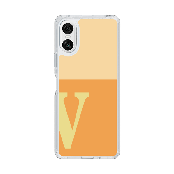 Slim Protection Case［ Original - initial two tone - V orange ］