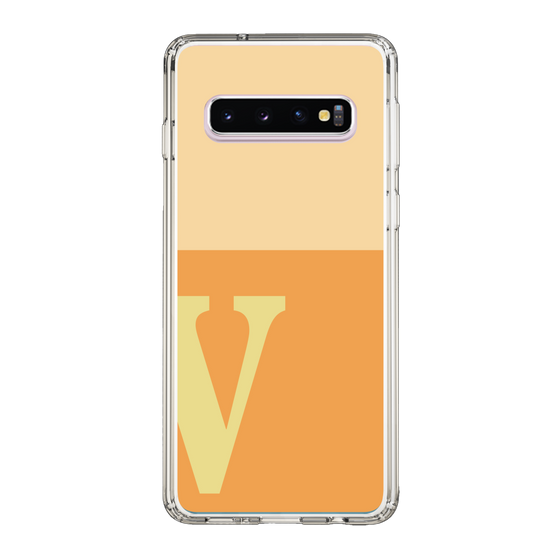 Slim Protection Case［ Original - initial two tone - V orange ］
