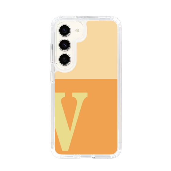 Slim Protection Case［ Original - initial two tone - V orange ］