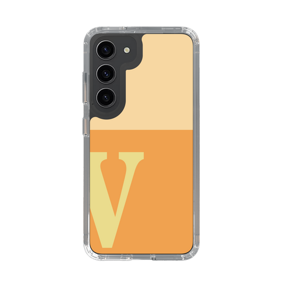 Slim Protection Case［ Original - initial two tone - V orange ］