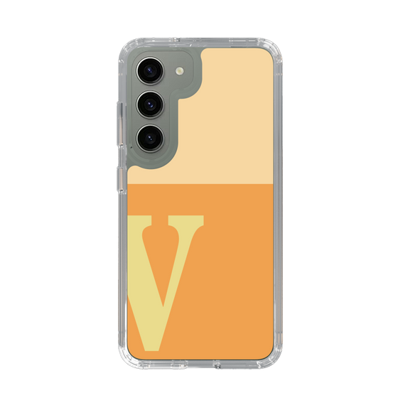 Slim Protection Case［ Original - initial two tone - V orange ］