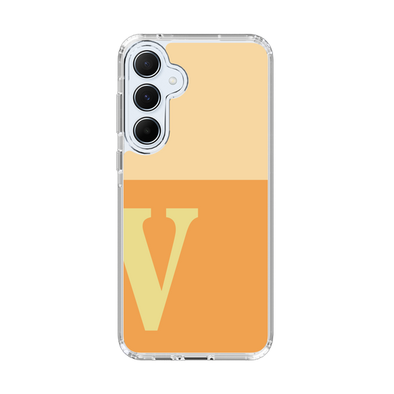 Slim Protection Case［ オリジナル - initial two tone - V orange ］