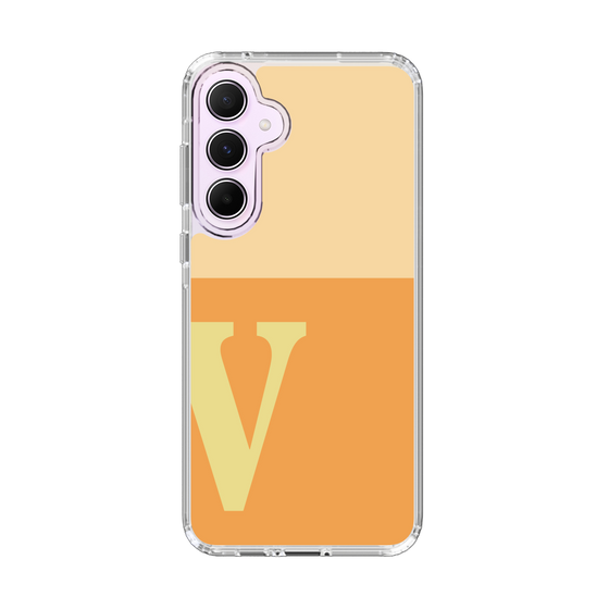 Slim Protection Case［ オリジナル - initial two tone - V orange ］