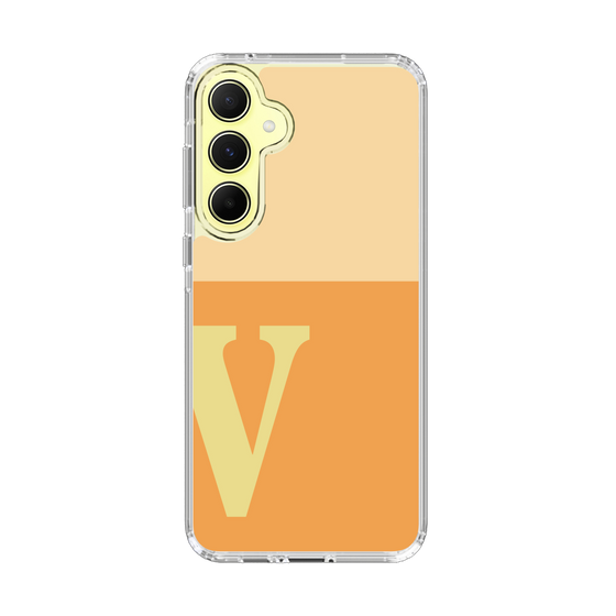 Slim Protection Case［ オリジナル - initial two tone - V orange ］