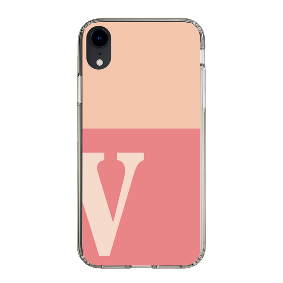 Slim Protection Case［ Original - initial two tone - V pink ］