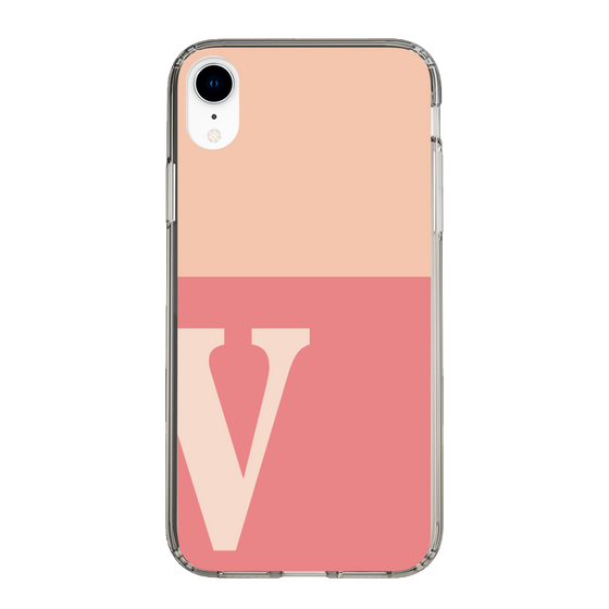 Slim Protection Case［ Original - initial two tone - V pink ］